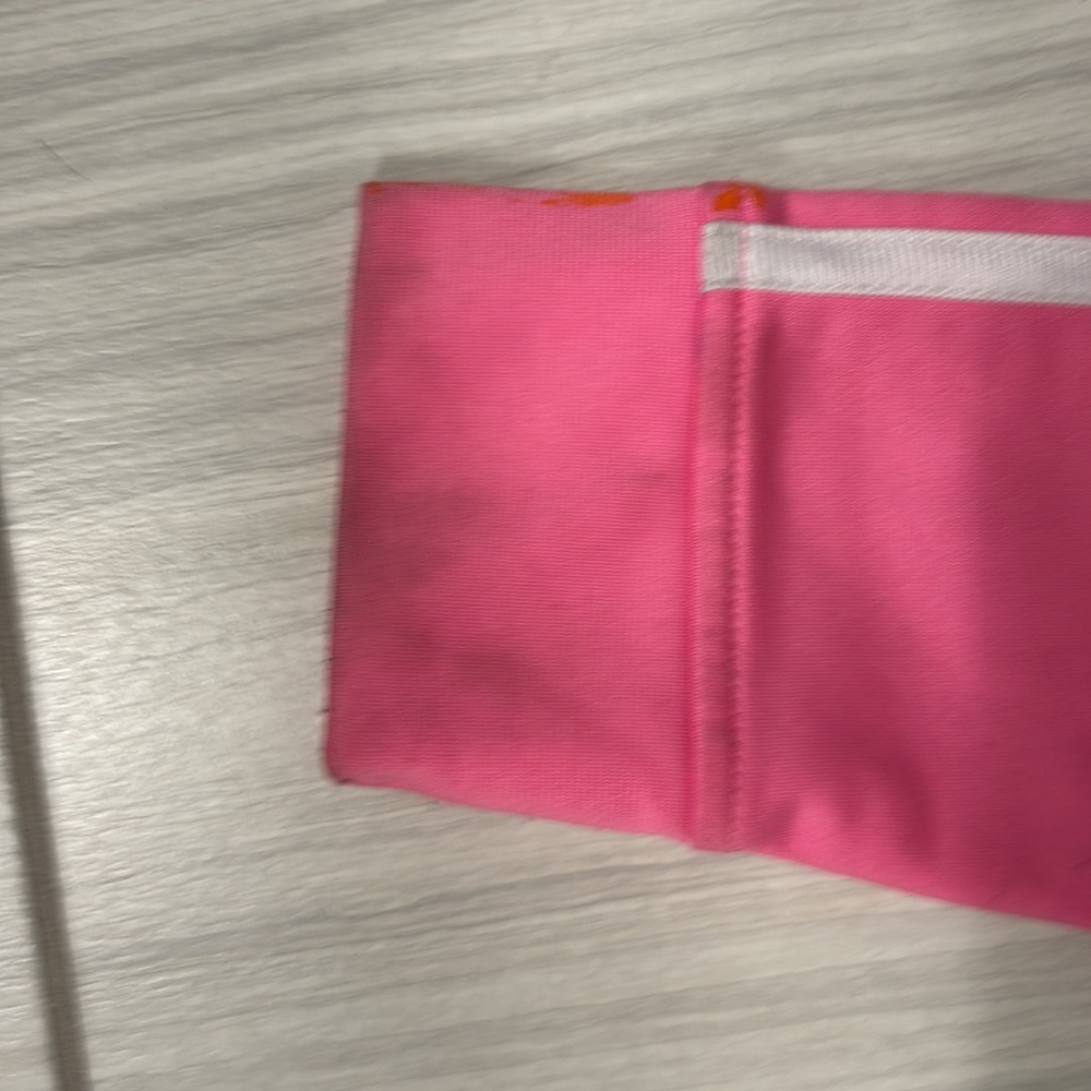 Girls pink Adidas track jacket. Size 6 - Picture 6 of 8